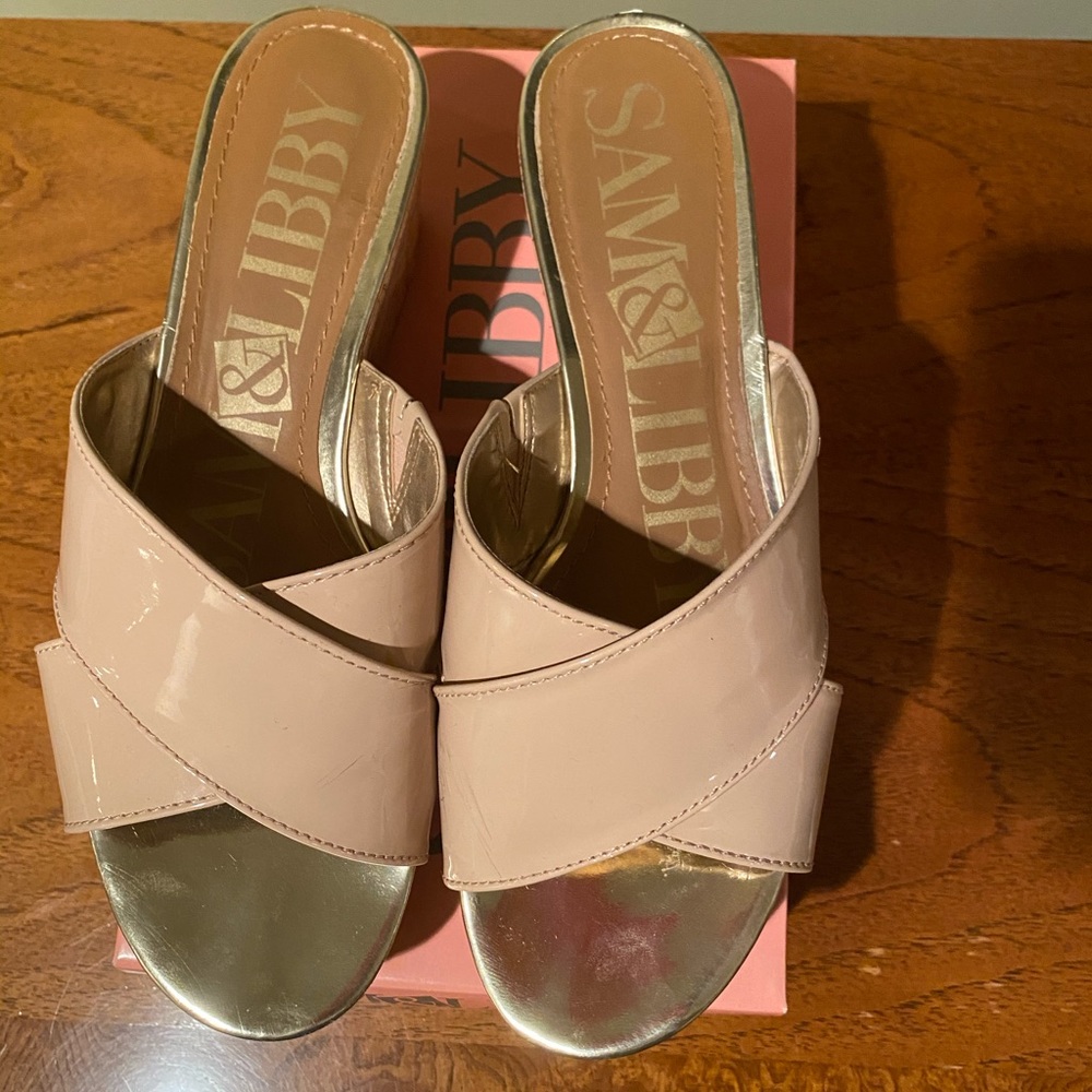 Sam&Libby 9.5 Wedge Sandal
